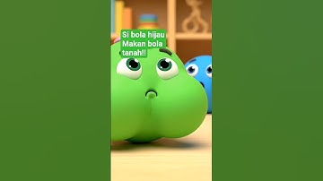 The green ball eats donuts 🍩 dirt??? #shortvideo #Claymation #ClayChaos #ClaymationShort #ai #funny