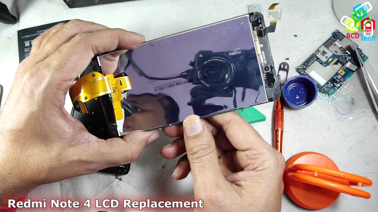 Xiaomi Redmi Note 4 LCD Repairing/Changing/Replacement - YouTube