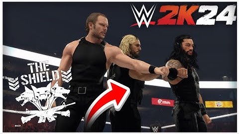 WWE 2K24 : How To Create The Shield Tutorial With Music,