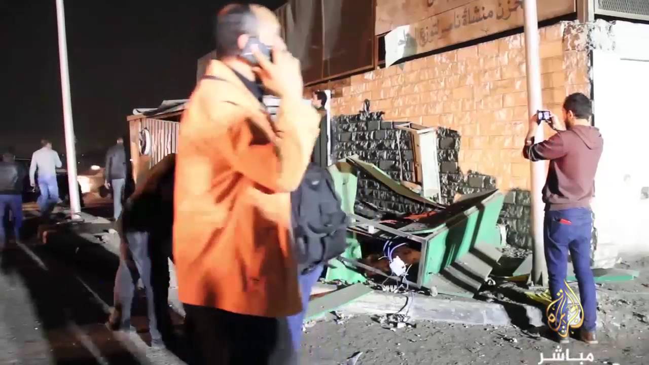 انفجار محول كهرباء بجوار منشأة ناصر