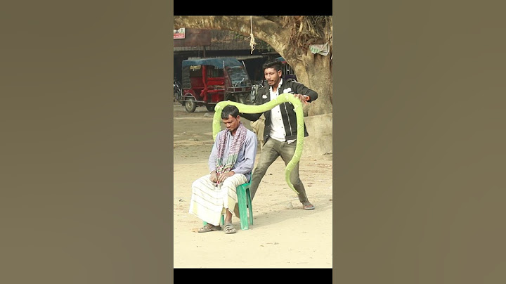 King Cobra Fake Snake Prank For Laughing! | Sagor Bhuyan
