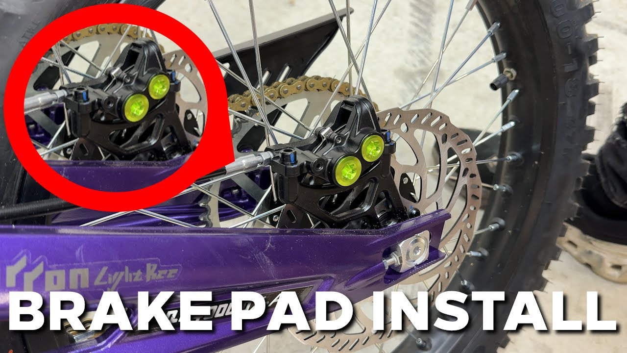 САМЫЙ БЫСТРЫЙ СПОСОБ ЗАМЕНИТЬ ТОРМОЗНЫЕ КОЛОДКИ НА SURRON!