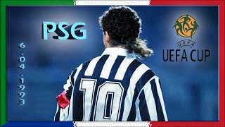 UEFA Cup 1992-93, Juve - PSG (Full, IT)