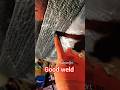 beautiful welding fcaw #fcaw #youtubeshorts