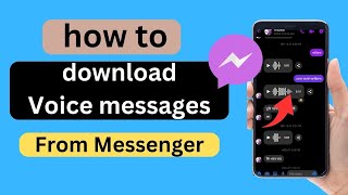 How To Download Voice Message From Facebook Messenger (New 2024) | Save Audio File From Messenger