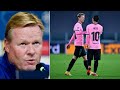 Ronald Koeman EXPLAINS Messi & De Jong absences from squad to face Dynamo Kyiv in Champions League