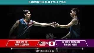 Goh Sze Fei/Nur Izzuddin vs Kakeru Kumagai/Hiroki Nishi AEO2026– R32