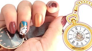 Un Reloj en tus uñas - ⏰ Diseño paso a paso