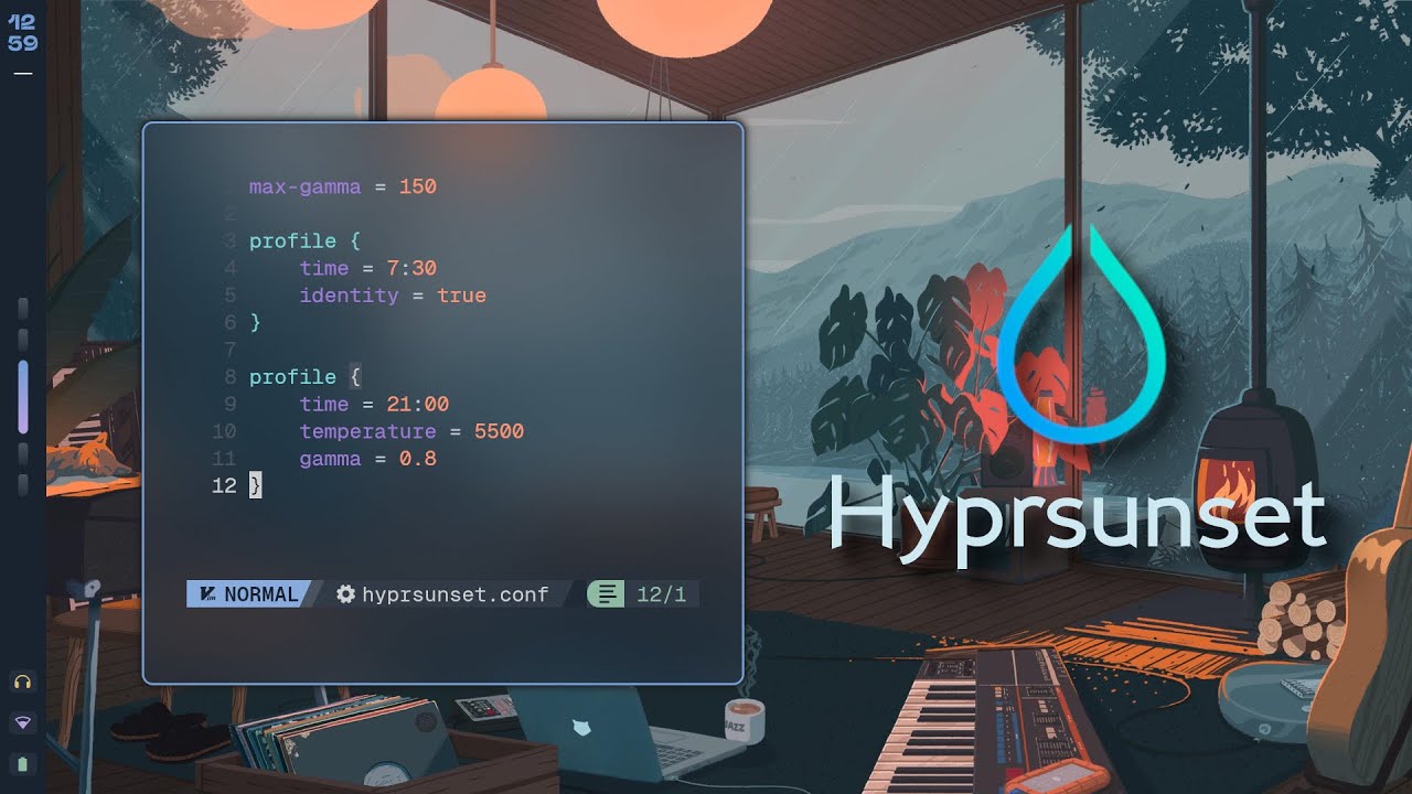Night Mode in Hyprland | Hyprsunset