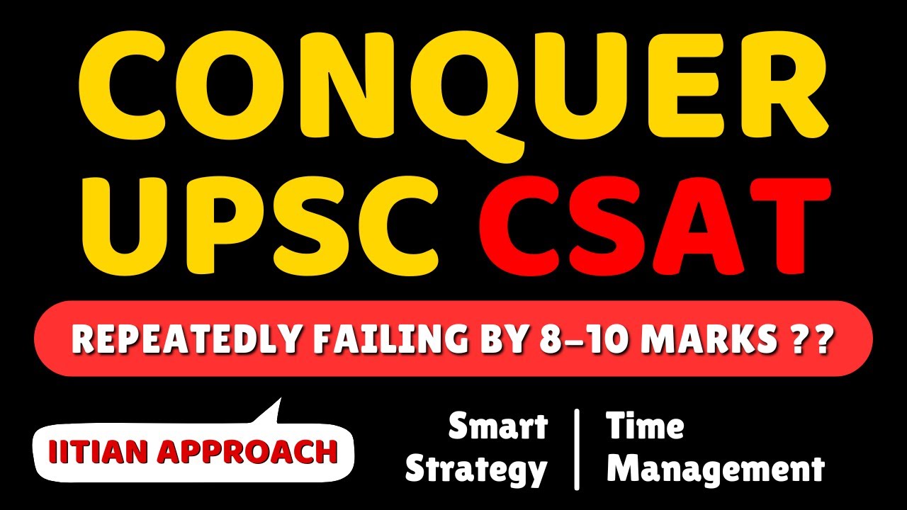 Only 20 Days Left? Ultimate UPSC CSAT Plan 🔥🔥 | Strategy, Tricks & Concepts 