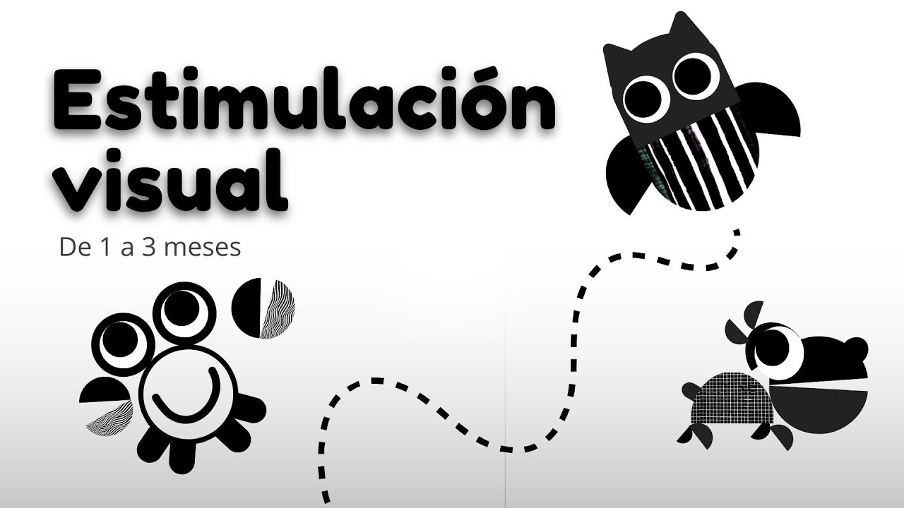 Estimulación visual para bebés de 1 a 3 meses
