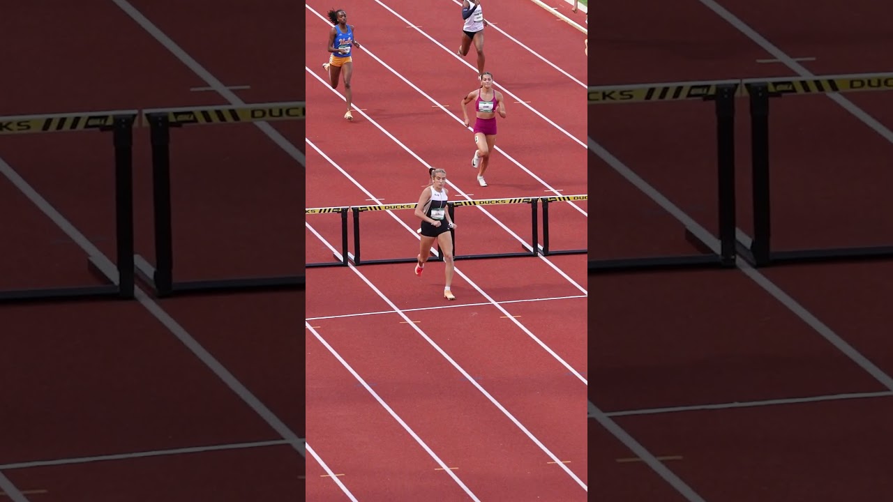 Fresh legs? Not needed 😤 Natalie Dumas powered to the U20 women’s 400m hurdles title in 56.13 🔥