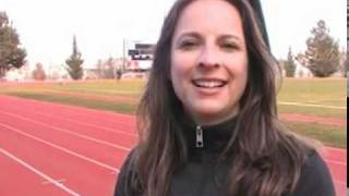Cindy runs awesome 400 meters on her GlideCycle.mpg