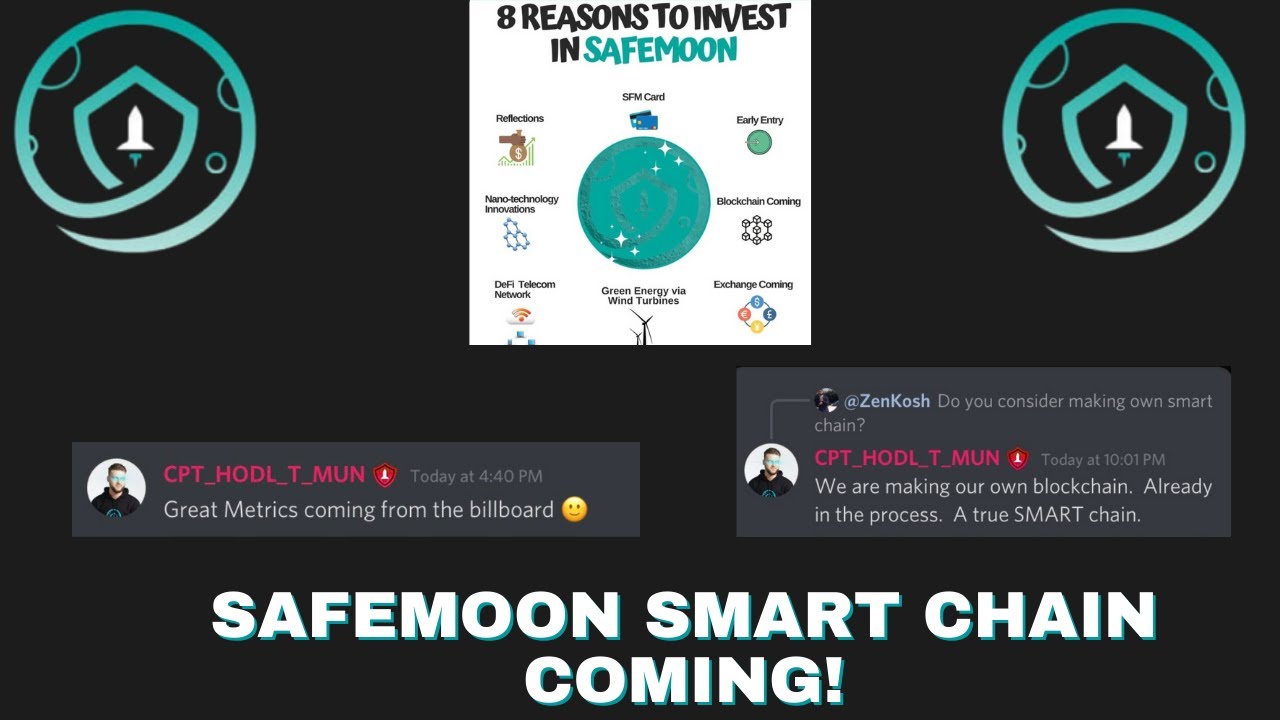 SAFEMOON SMART CHAIN COMING SOON! 8 REASON TO INVEST IN SAFEMOON!