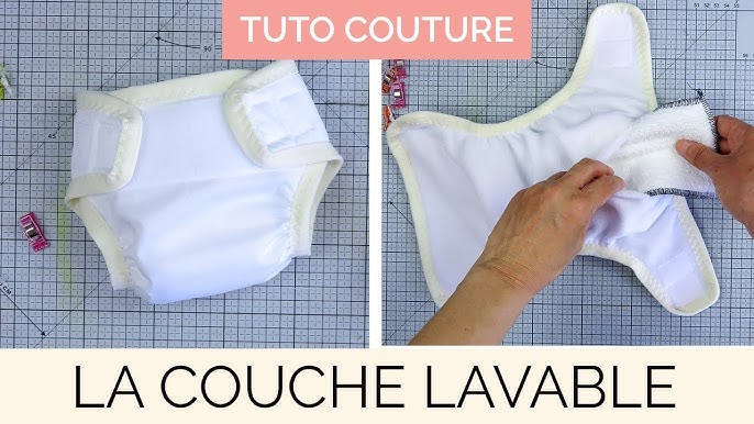 DIY insert couche lavable - YouTube