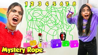 Don't Cut ✂️ the wrong Rope Challenge!😱 *Mystery Box*