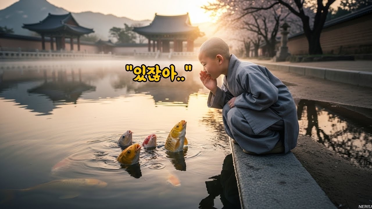'5년간 매일 물고기에게 죄를 고백한 동자승, 수백 마리 잉어가 합장하듯 떠오르자 사찰이 발칵 뒤집힌 이유 '