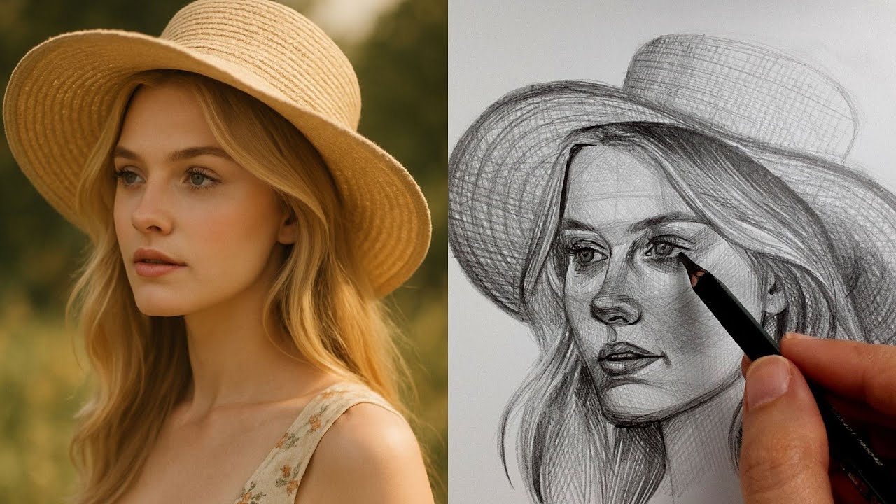How I Draw Realistic Portraits Without Using the Loomis Method | Watch ...