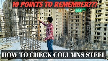 How To check columns Steel | Columns Steel Inspection | Columns Reinforcement| Urdu/Hindi