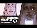 SKIN COLORING Tutorial (+ Clip Studio Paint tips)