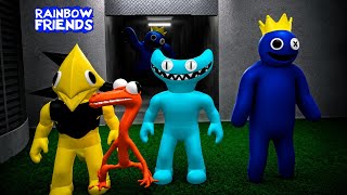 Playing As Blue, Yellow, Cyan, Orenge Monster Rainbow Friends Chapter 1 Full Gameplay