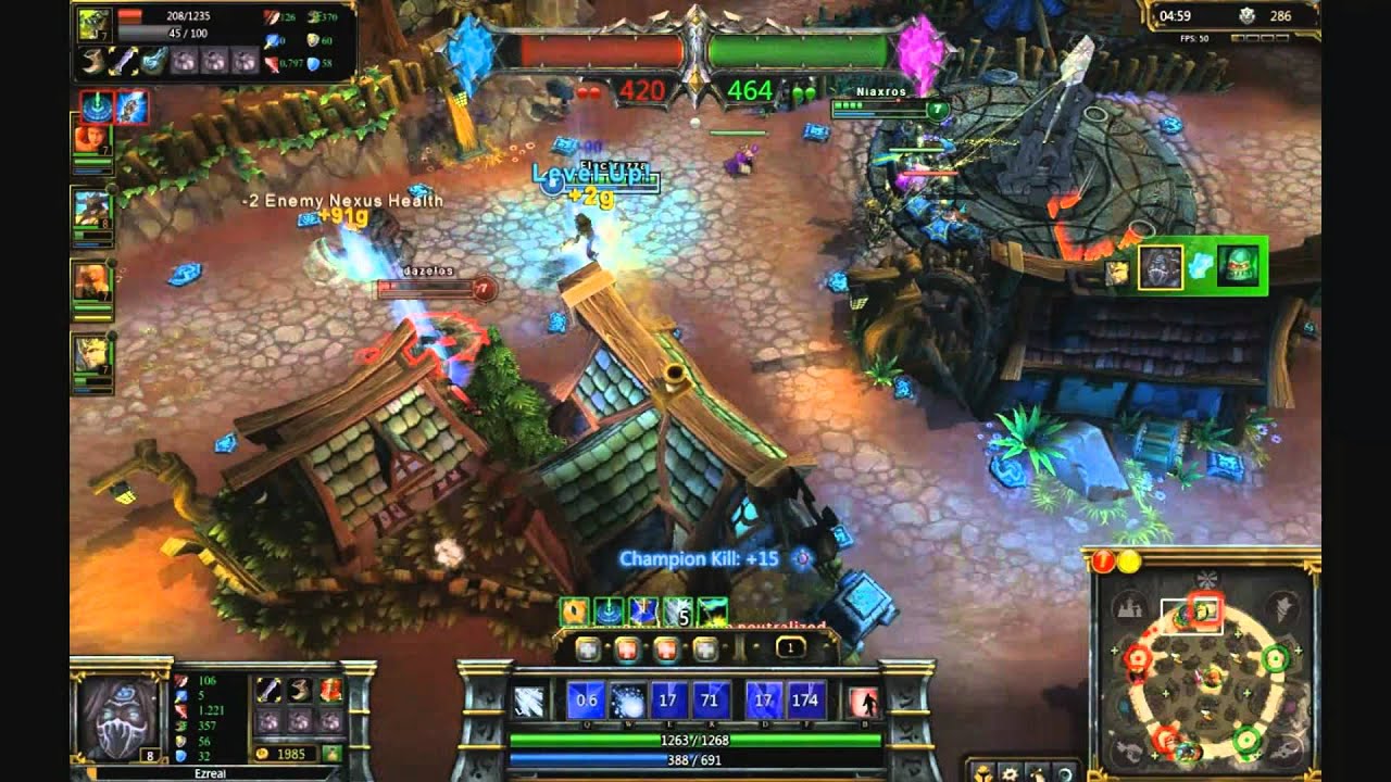 LoL - Ezreal Champion Spotlight Ownage - Ezreal is... "Godlike"