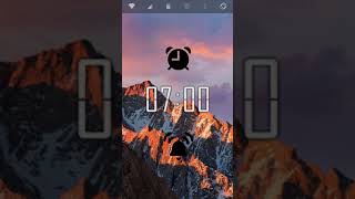 Android Glitched Alarm Effect