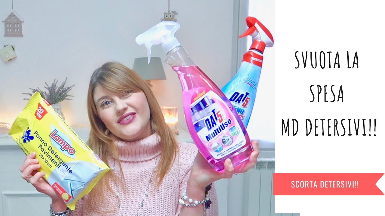 SVUOTA LA SPESA MD!! SCORTA DI DETERSIVI!!