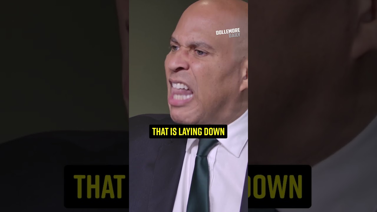Cory Booker SAT FOR MY TOUGH QUESTIONS About Resisting Donald Trump!!! #shorts