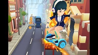 Hoverboard Rush Black OutFit Girl Race screenshot 5