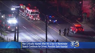 Man Critically Injured After Hit-And-Run In Warminster