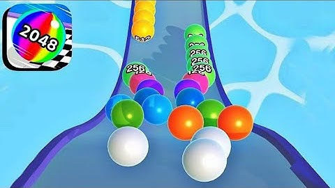 Ball Run 2048 BEST EPISODE All Level Mobile Gameplay Walkthrough Android IOs Alltrailer Relaxing BR2