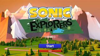 Sonic Explorers - SAGE 2018 Showcase
This game is interesting conceptually, but feels poorly executed. For starters, there dont seem to be any slope physics whatsoever. Sonics speed isnt affected by slopes at all, and you cant climb up steep slopes, regardless of speed.
The idea of having each level be based around completing specific objectives is interesting, but the only objective in this demos level is to collect blue crystal scattered about, which gets tedious quickly. Graphics-wise, the game pretty much looks like your standard UE4 game. Not much to comment on here.
Overall, the game is good in concept, but sloppily executed. Sonic Explorers - SAGE 2018 Showcase