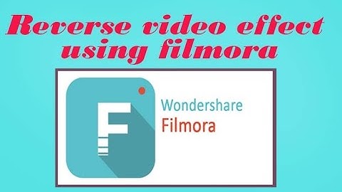 How to Make a Reverse Video In One Click Using Filmora Video Editor in Hindi ||TECH FOR ALL