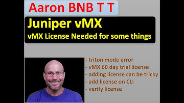 vMX license install - overcome triton mode error