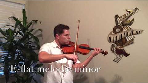 E-flat melodic minor 2 Octave Scale, Hrimally Scale Studies