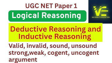 Deductive and Inductive Reasoning l Logical Reasoning UGC NET Paper 1 #logicalreasoning #ugcnet #ugc