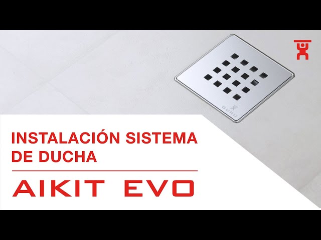 Sistema para instalar duchas de obra AIKIT de GURU · Pereda