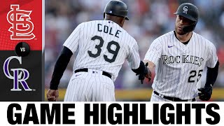 Cardinals vs. Rockies Game Highlights (8/9/22) | MLB Highlights