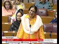 MNA Ms. Sofia Saeed Shah expresses his views during Federal Budget 2026-27