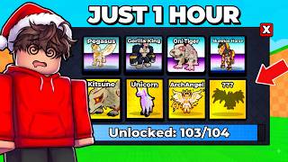 COMPLETING STEAL AN EGG INDEX IN JUST 1 HOUR FOR 10,000 ROBUX!
