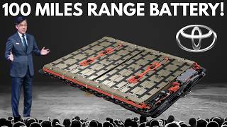 Toyota JUST RELEASED a NEW EV BATTERY With 1,000-Mile Range & 10-Minute Charge!