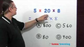 Grade 4 Math Multiple Choice Sample Question - LumosTestPrep.com LumosLearning.com