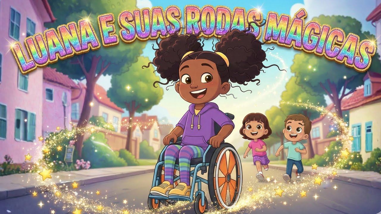 Historia infantil sobre inclusão: Luana e a cadeira de rodas mágicas 🌟