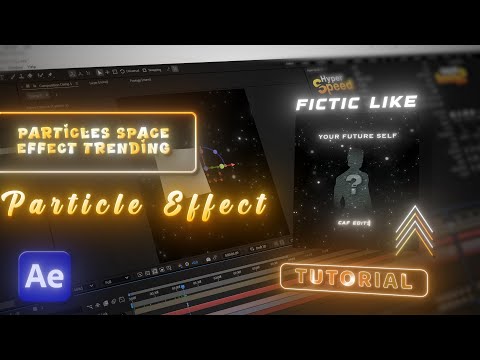 Trending 3d Space Particles Effect like @fictic_editz  | After Effects