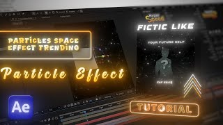 Trending 3d Space Particles Effect like @fictic_editz  | After Effects
