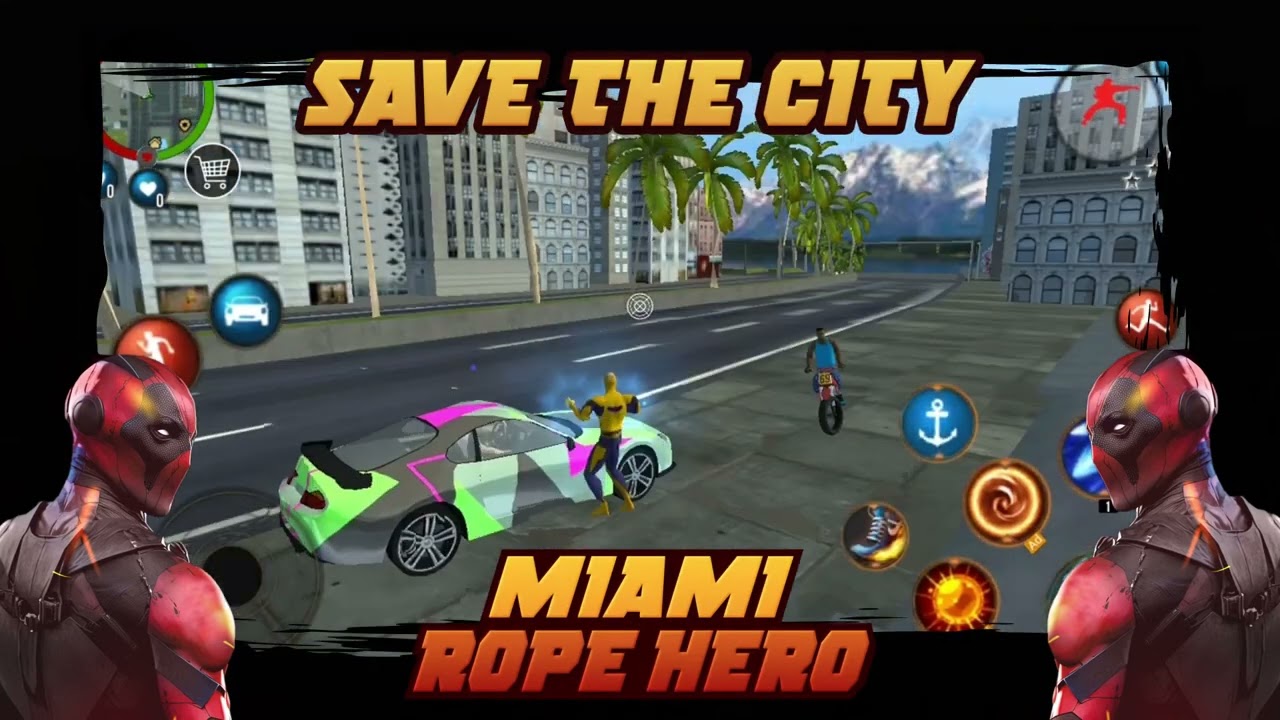 Miami Rope - Spider Game