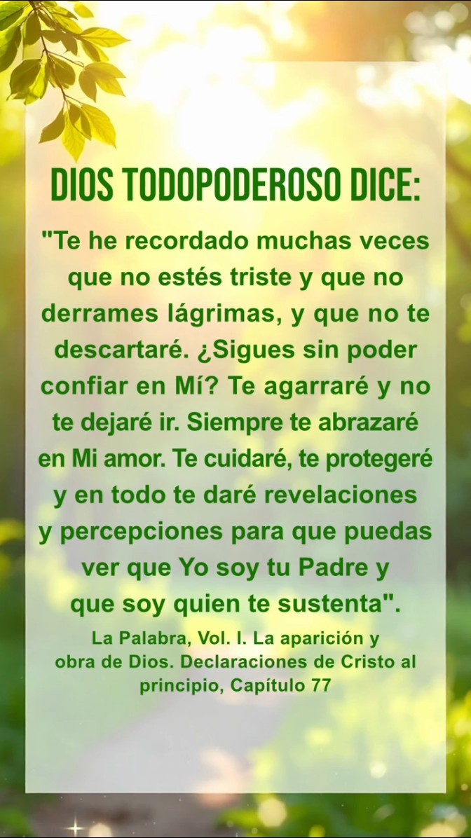 Palabras directamente de Dios