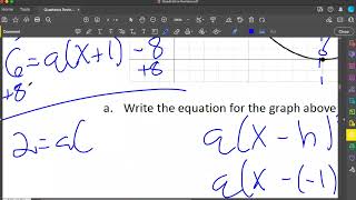 Integrated Math 3 - Unit 0 - Quadratic Review