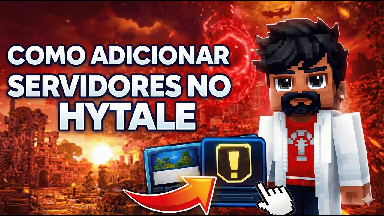Como Adicionar e Entrar em um Servidor no HYTALE (Guia Completo)